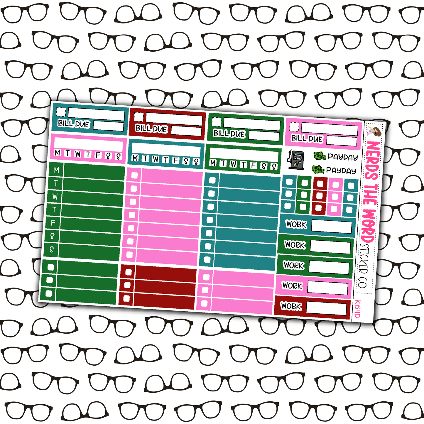 Christmas Story Monthly, Weekly and or Journaling Sticker Kit