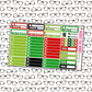 HoHo Gnome Monthly, Weekly and or Journaling Sticker Kit