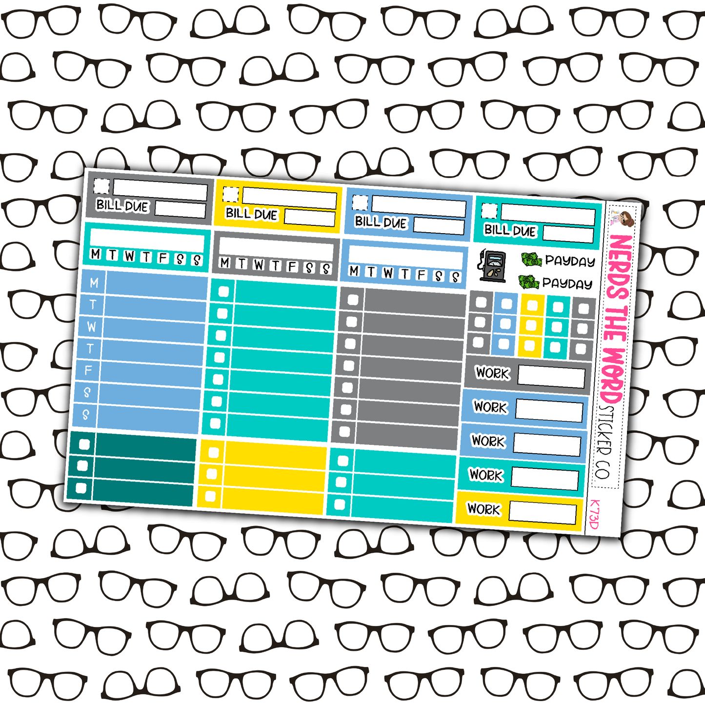 Ducky Doo Monthly, Weekly and or Journaling Sticker Kit
