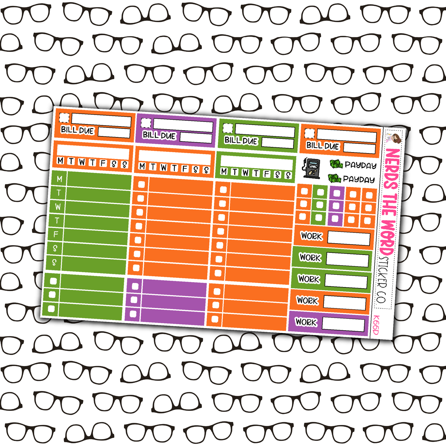 Spooky Season Monthly, Weekly and or Journaling Sticker Kit