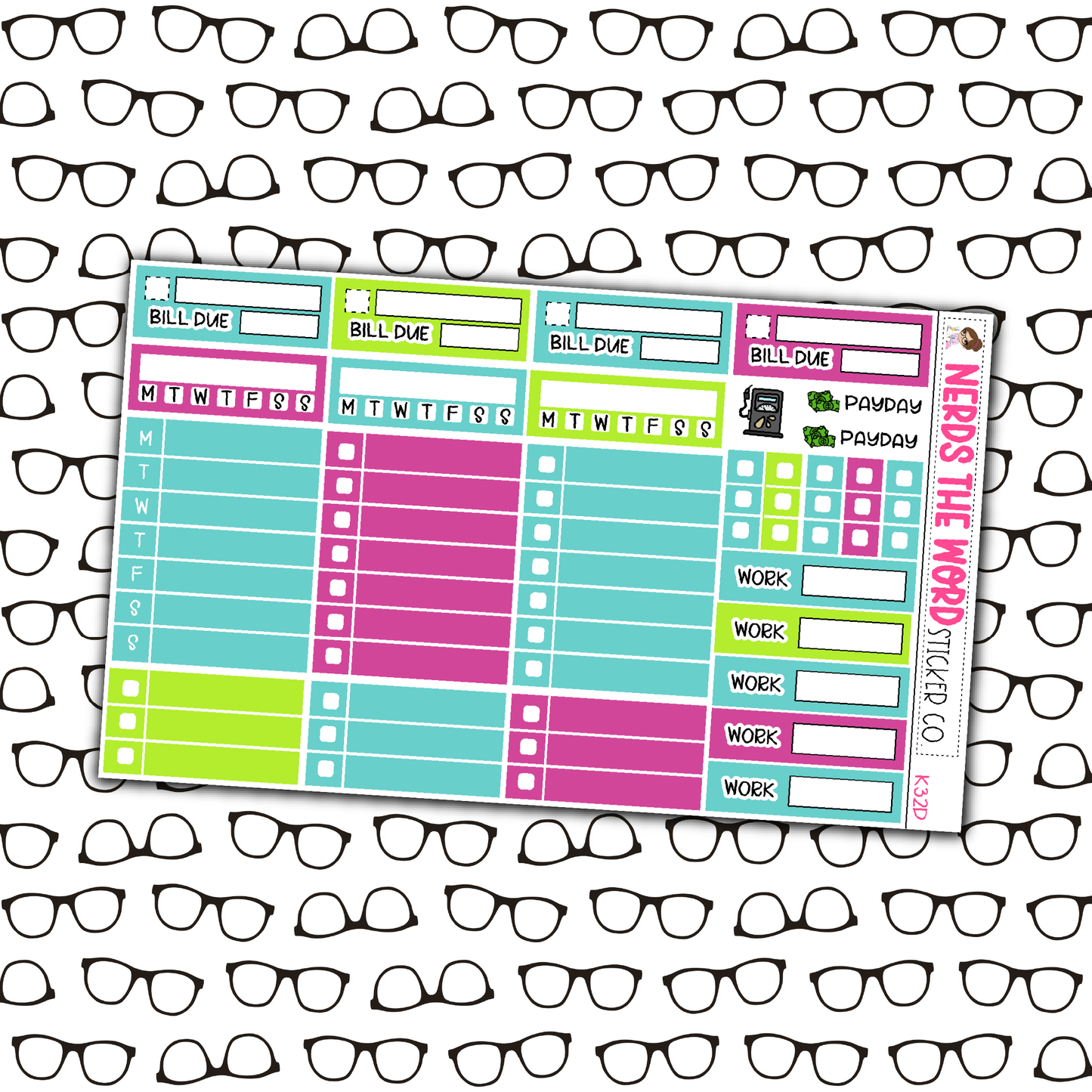 NSYNC Monthly, Weekly and or Journaling Sticker Kit