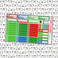 Classic Christmas Monthly, Weekly and or Journaling Sticker Kit