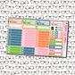 Spring Cleaning Monthly, Weekly and or Journaling Sticker Kit