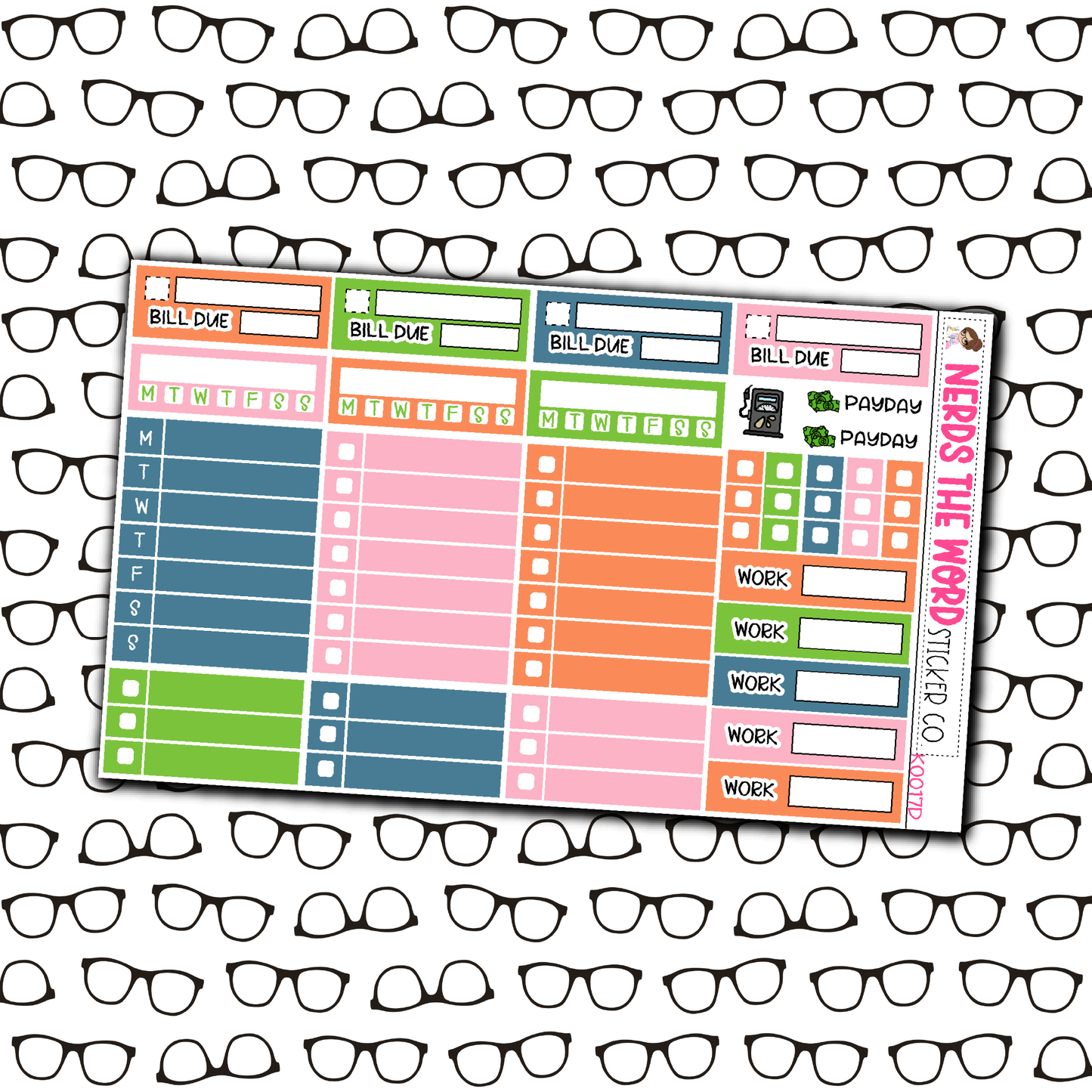 Spring Cleaning Monthly, Weekly and or Journaling Sticker Kit