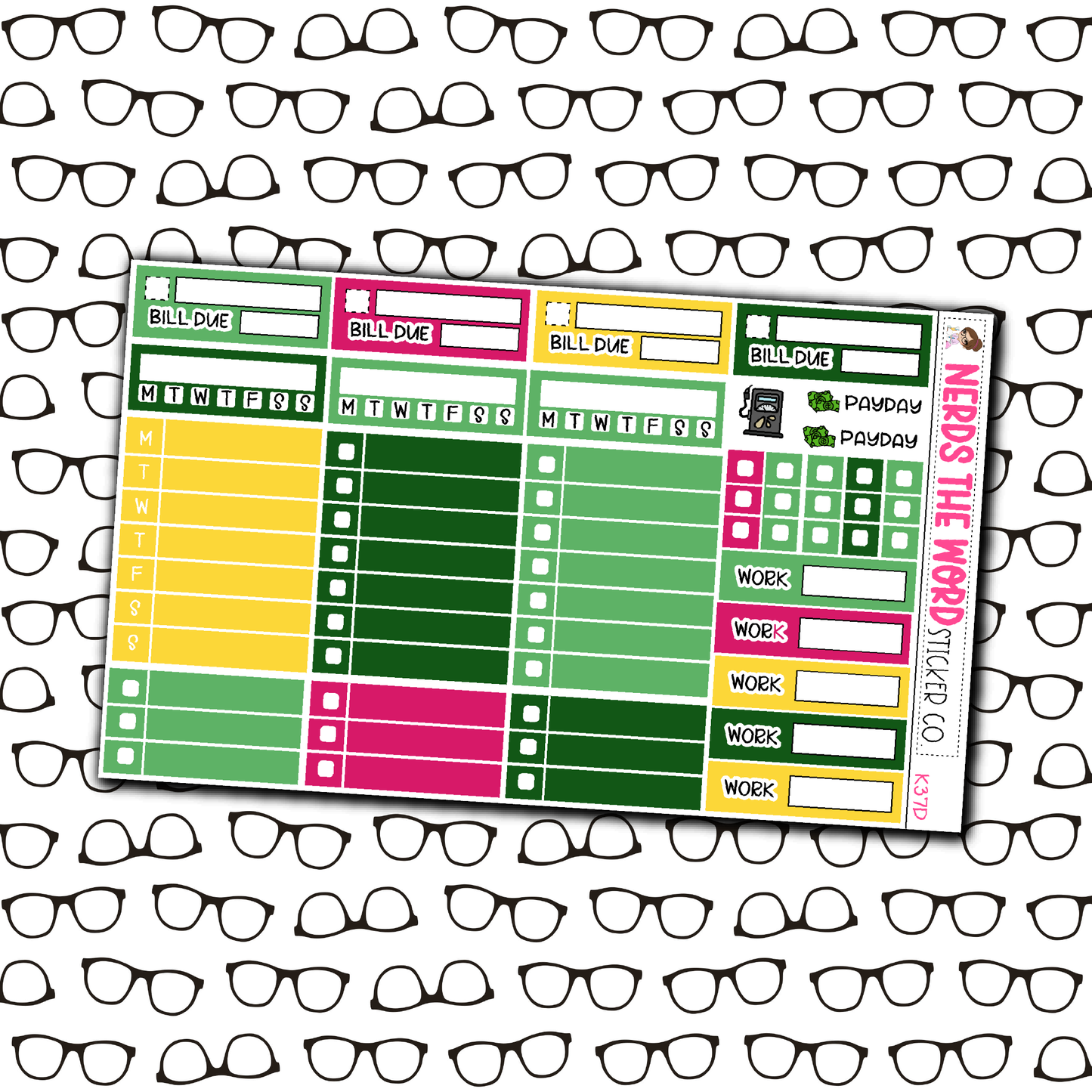 Don't Feed The Bears Monthly, Weekly and or Journaling Sticker Kit