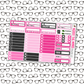 Breast Cancer Weekly Planner Kit