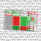 Hippo for Christmas Monthly, Weekly and or Journaling Sticker Kit
