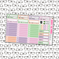 Watercolor Floweres Monthly, Weekly and or Journaling Sticker Kit