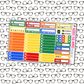 Back To School Monthly, Weekly and or Journaling Sticker Kit
