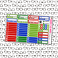 Ugly Sweater Monthly, Weekly and or Journaling Sticker Kit