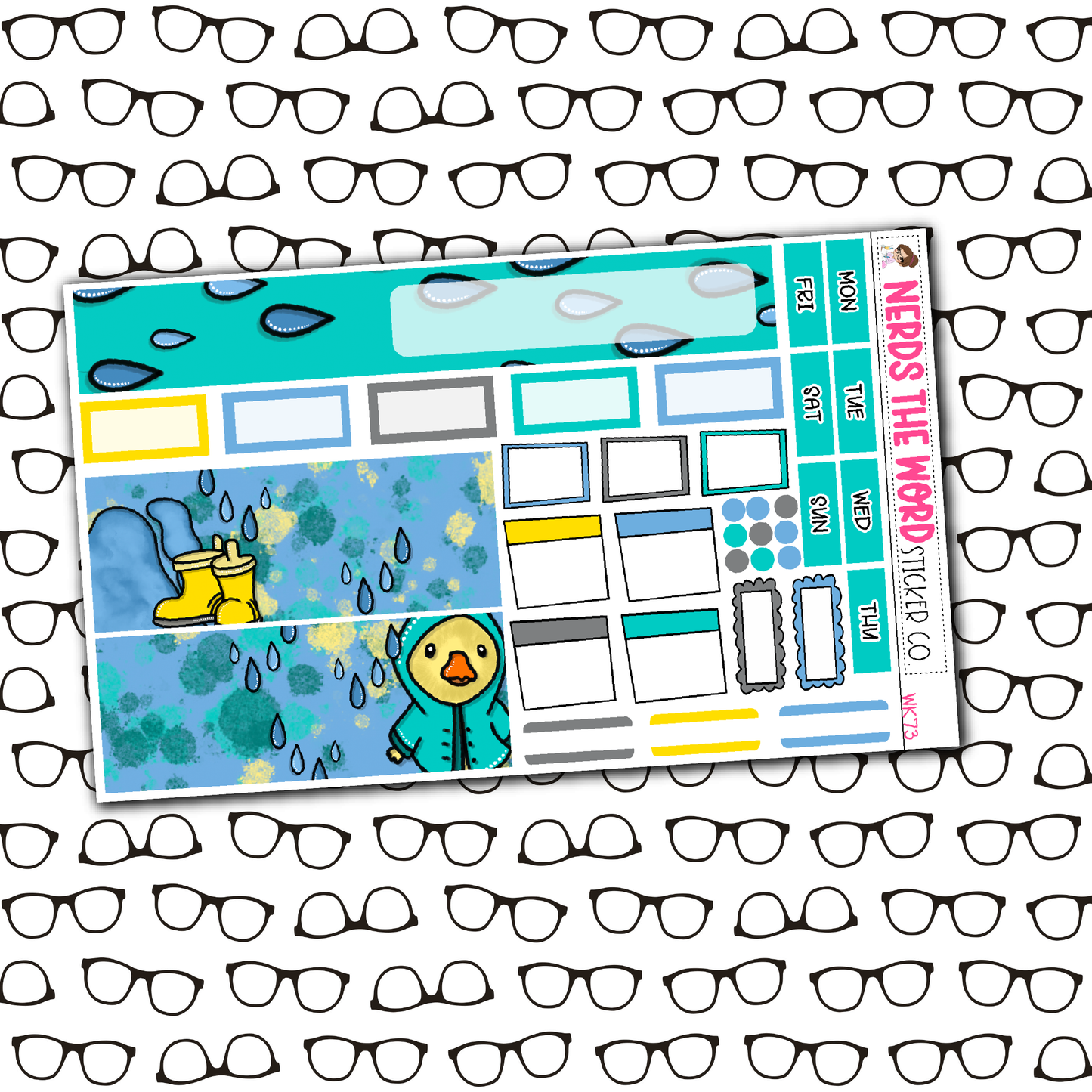 Ducky Doo Monthly, Weekly and or Journaling Sticker Kit