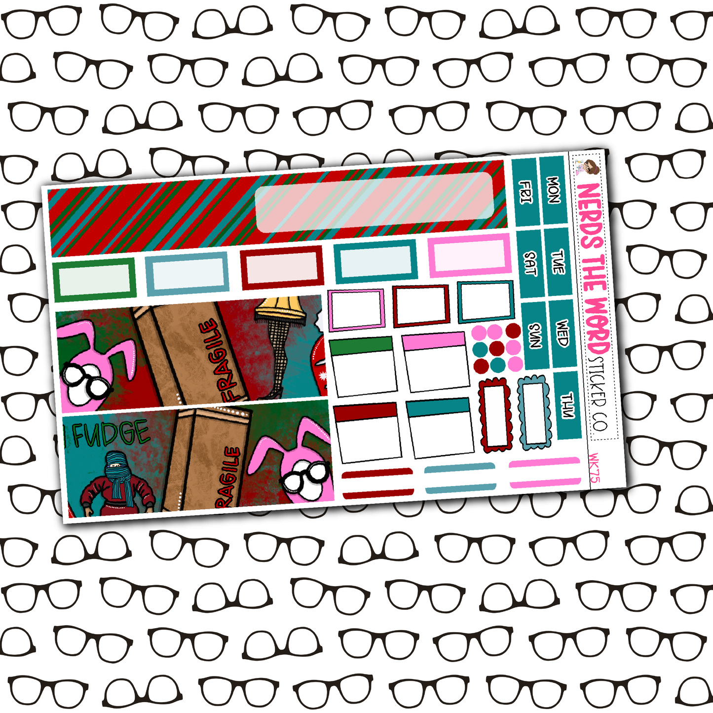 Oh Fudge Monthly, Weekly and or Journaling Sticker Kit