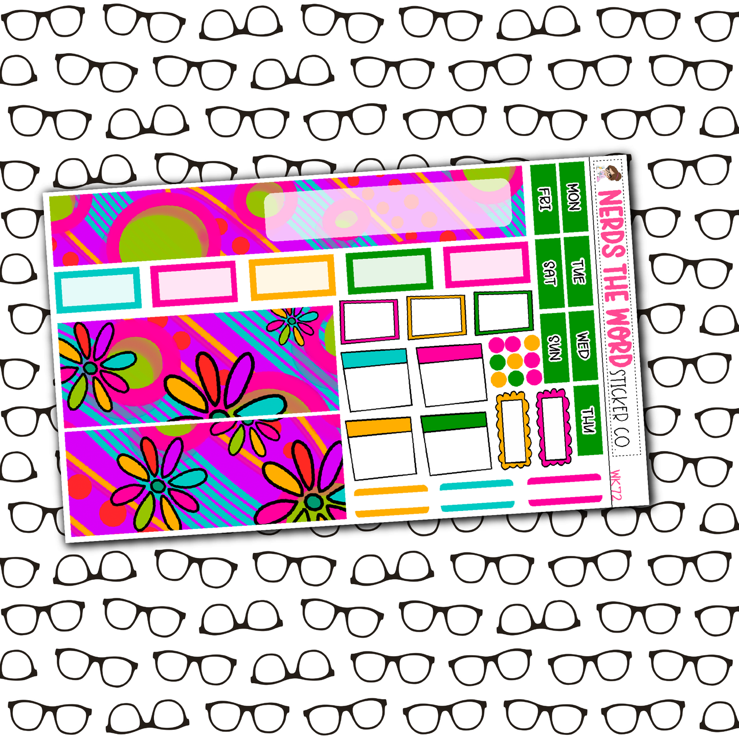 Cookie Time Monthly, Weekly and or Journaling Sticker Kit