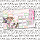 Watercolor Floweres Monthly, Weekly and or Journaling Sticker Kit