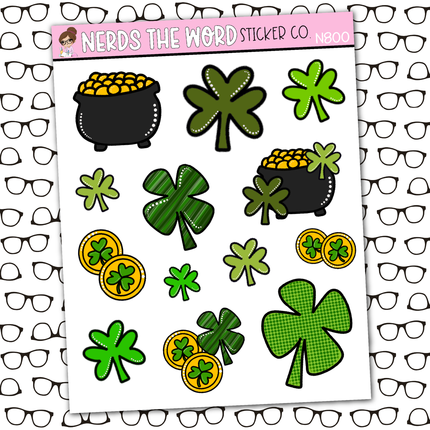 Lucky Deco Sticker Sheet