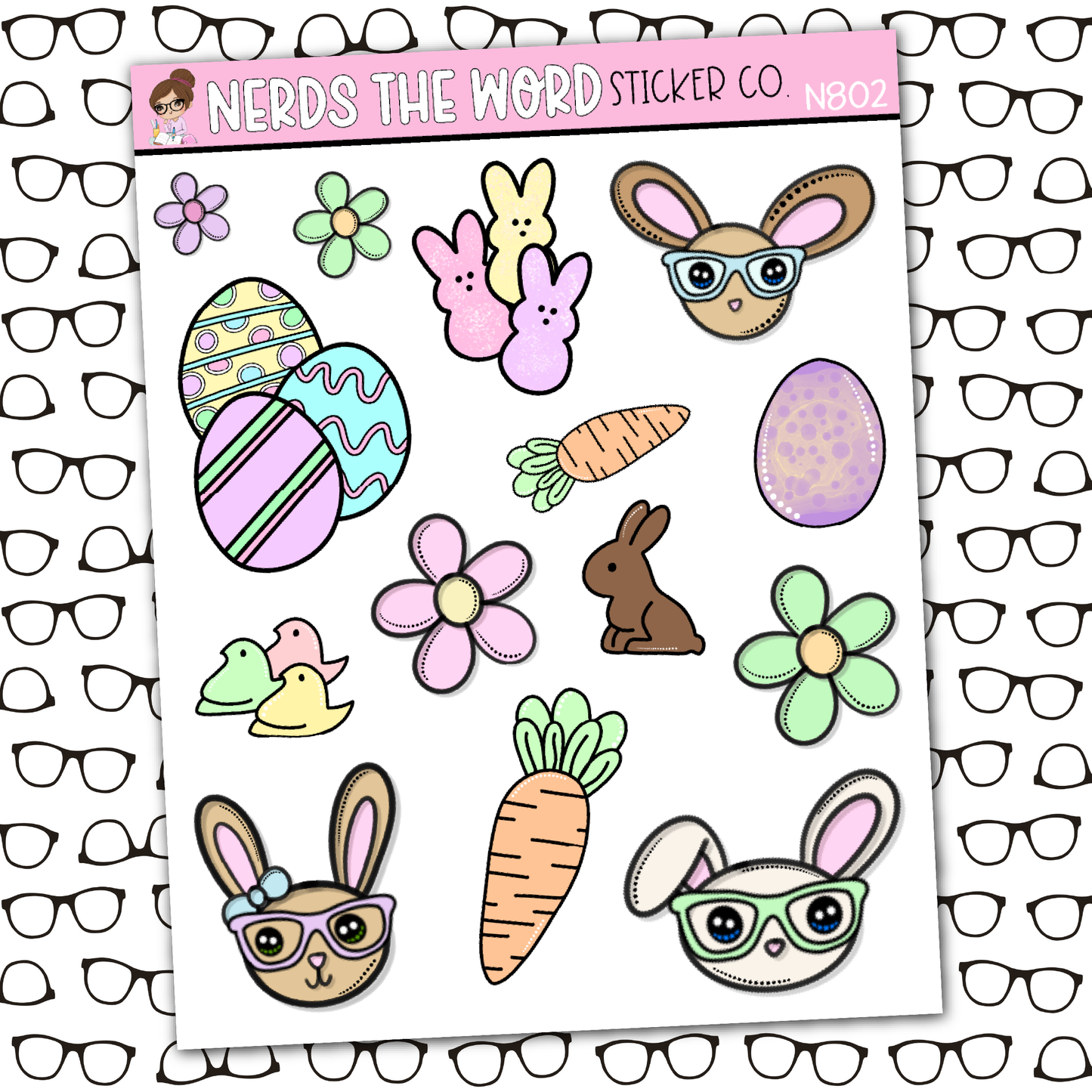 Easter Deco Sticker Sheet