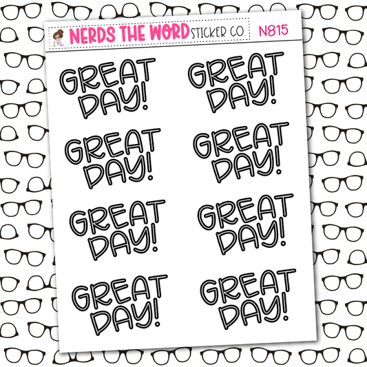 Great Day Sticker Sheet