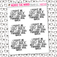 Laid Back Lean Forward Sticker Sheet