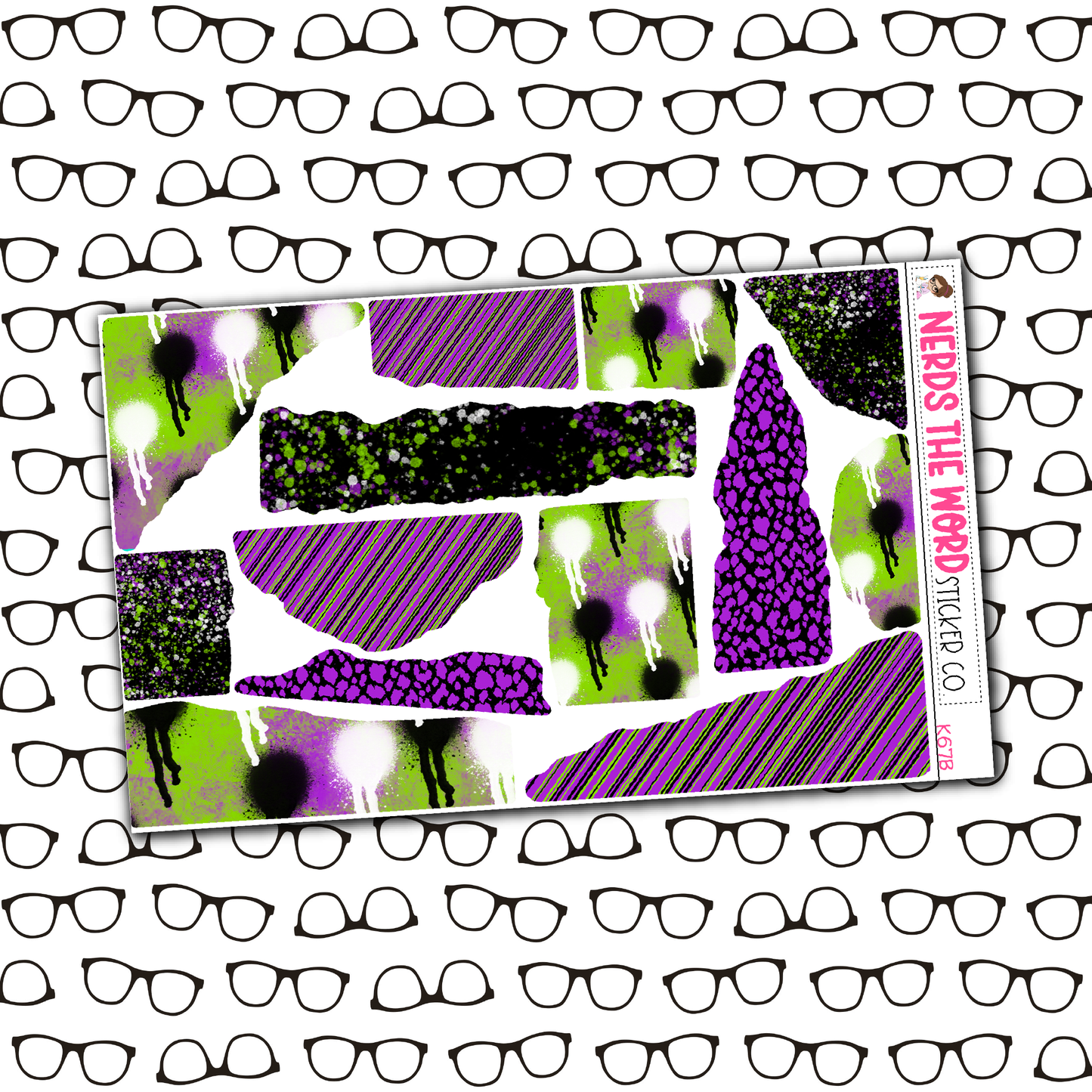 Beetlejuice Monthly, Weekly and or Journaling Sticker Kit