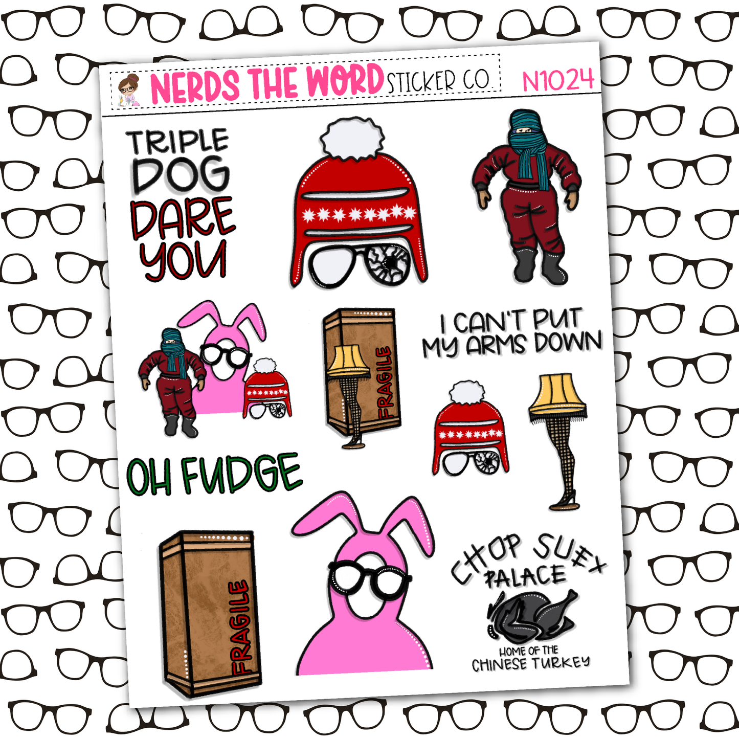 Oh Fudge Monthly, Weekly and or Journaling Sticker Kit
