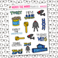 BB House Monthly, Weekly and or Journaling Sticker Kit
