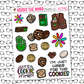 Cookie Time Monthly, Weekly and or Journaling Sticker Kit