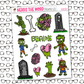 Brains Monthly, Weekly and or Journaling Sticker Kit