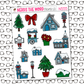 Christmas Village Monthly, Weekly and or Journaling Sticker Kit