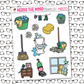Spring Cleaning Monthly, Weekly and or Journaling Sticker Kit