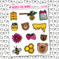 Don't Feed The Bears Monthly, Weekly and or Journaling Sticker Kit