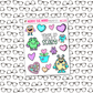 Monster Love Monthly, Weekly and or Journaling Sticker Kit