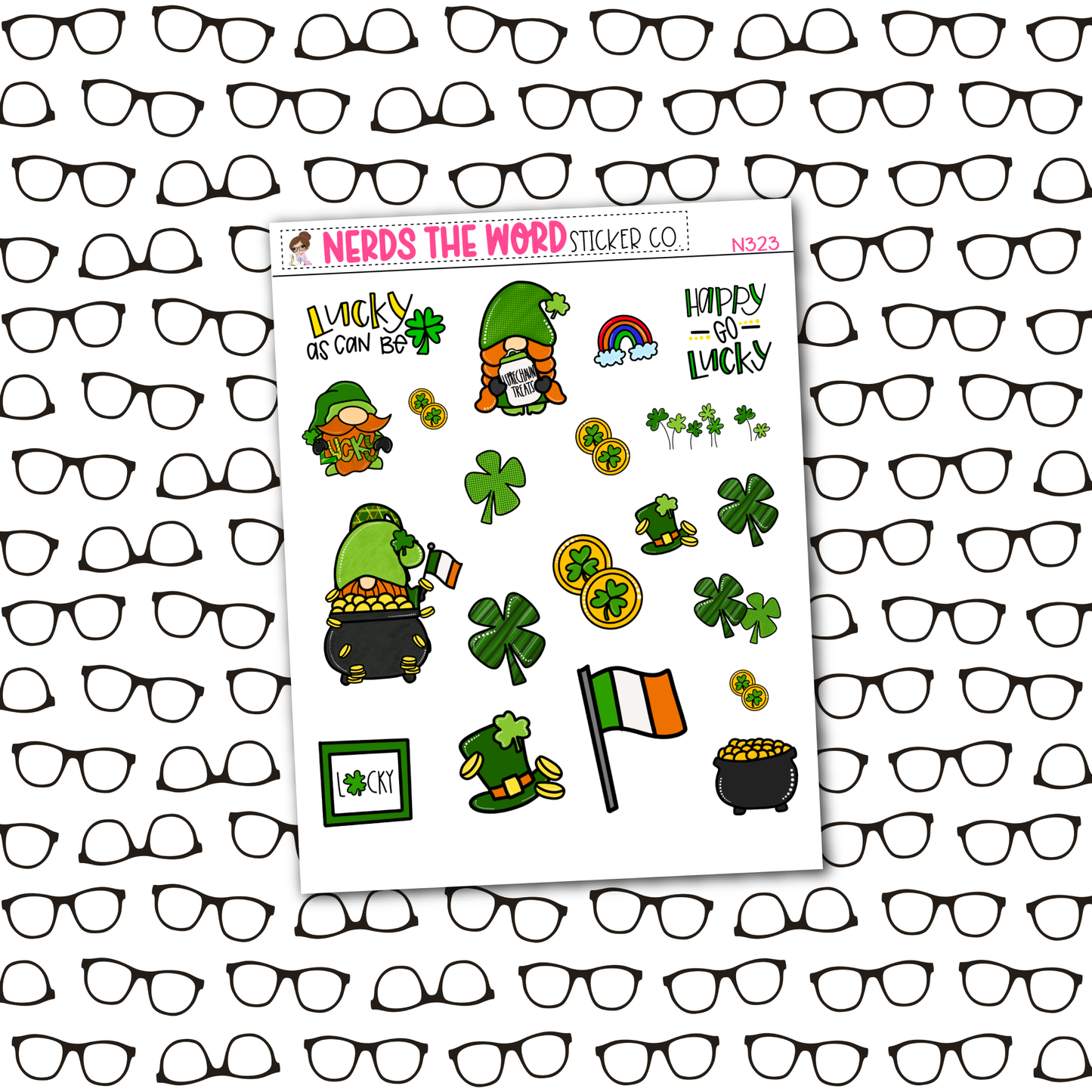 So Lucky Weekly Planner Sticker Kit