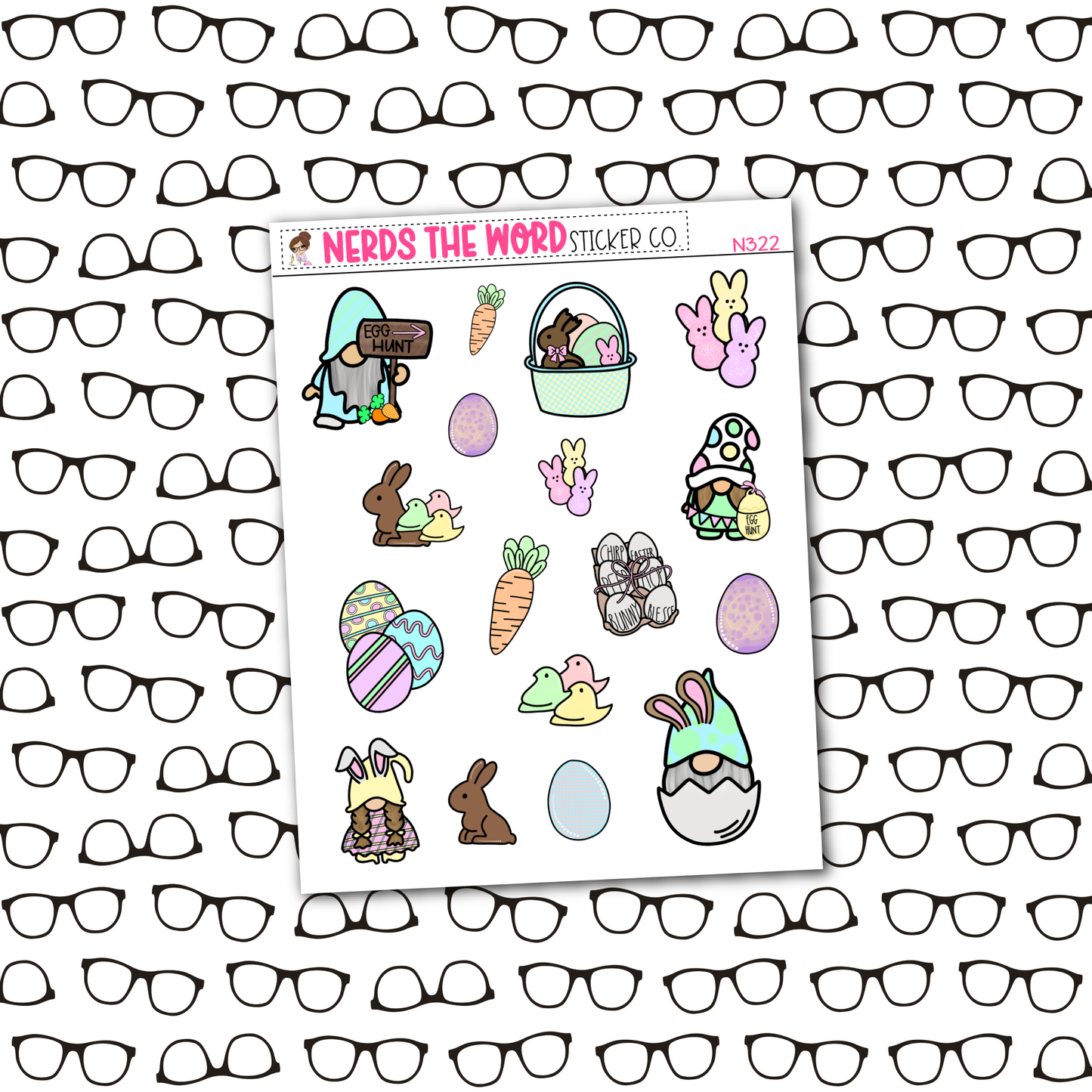 Easter Vibes Weekly Planner Sticker Kit