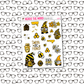 Sweet As Honey Gnomes Monthly, Weekly and or Journaling Sticker Kit