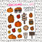 Pumpkin Patch Monthly, Weekly and or Journaling Sticker Kit