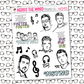 NSYNC Monthly, Weekly and or Journaling Sticker Kit