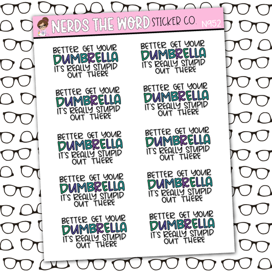 Dumbrella Sticker Sheet