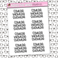Coulda Woulda Shoulda Sticker Sheet