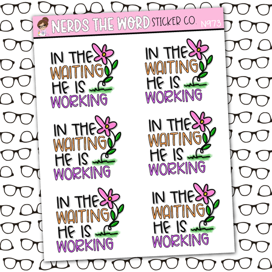 In The Waiting Sticker Sheet