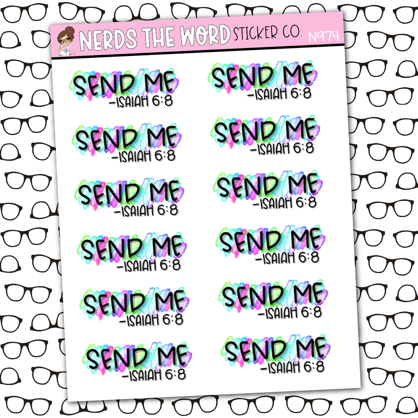 Send Me Sticker Sheet