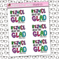 Rejoice and Be Glad Sticker Sheet