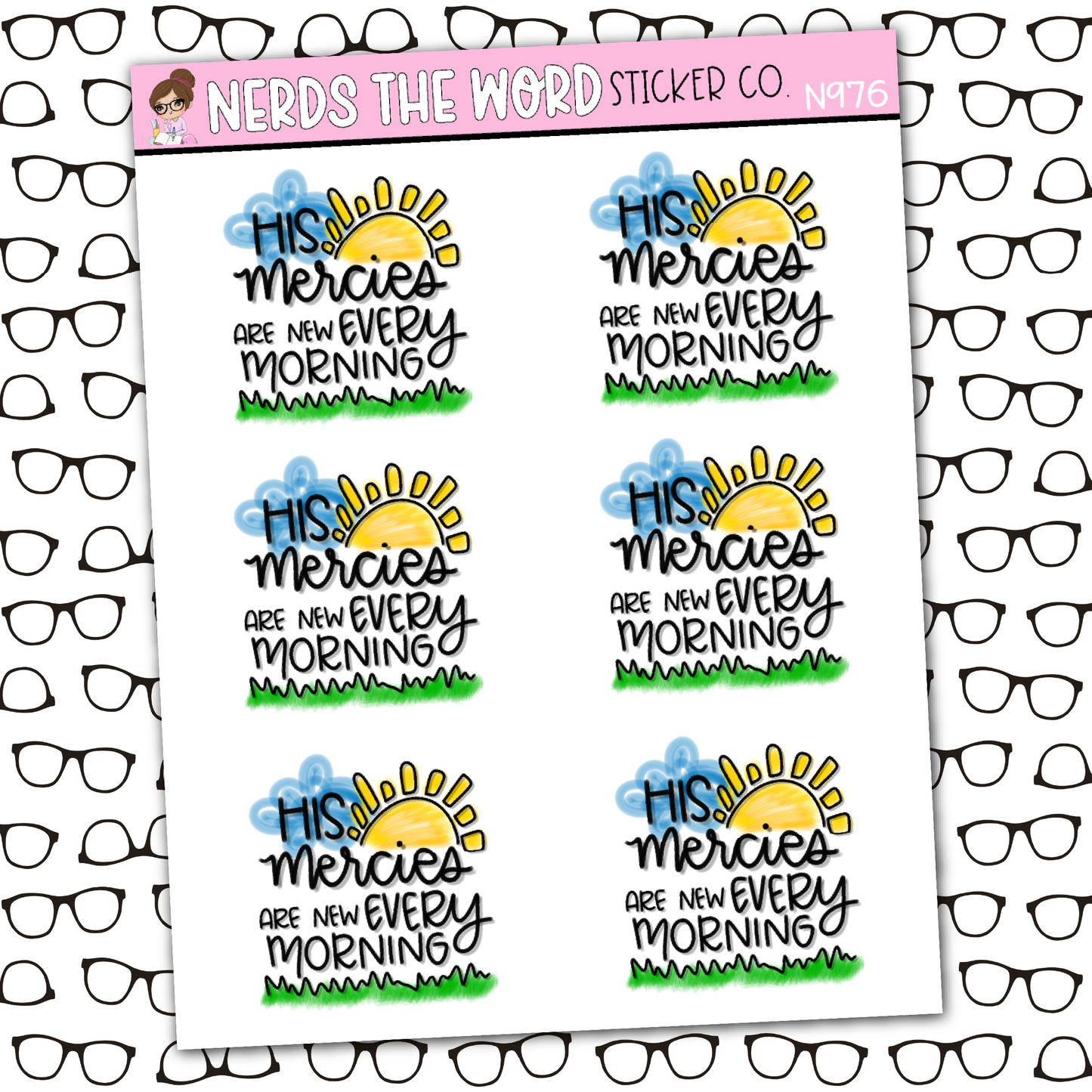 His Mercies Sticker Sheet