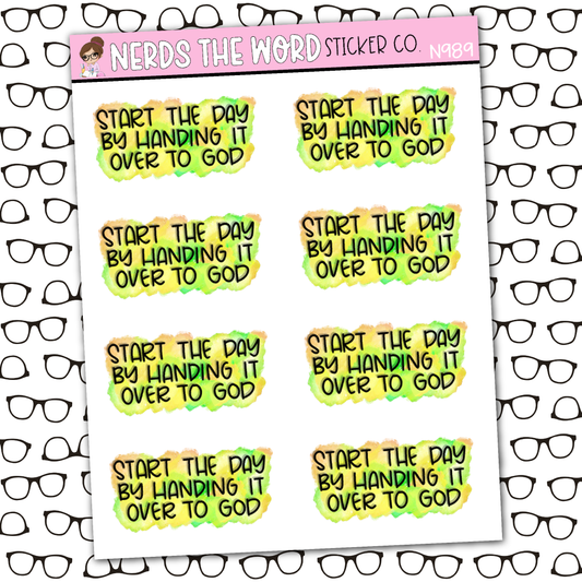 Start the Day Sticker Sheet