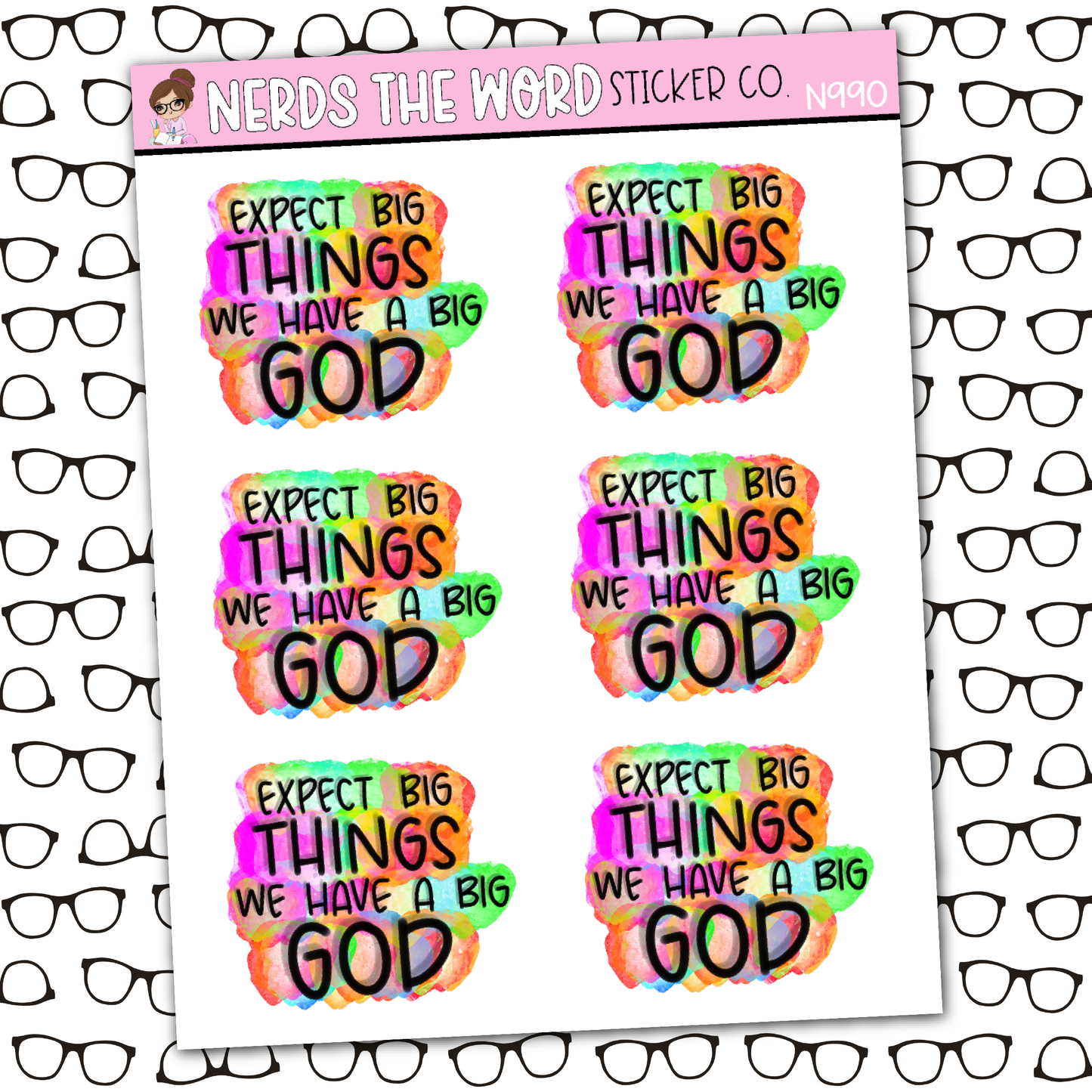 Big God Sticker Sheet