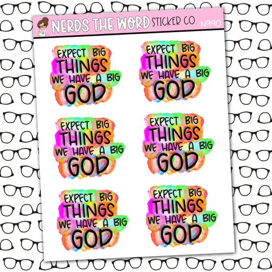 Big God Sticker Sheet