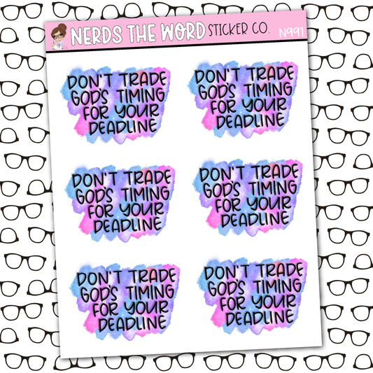 Trade Timing Sticker Sheet