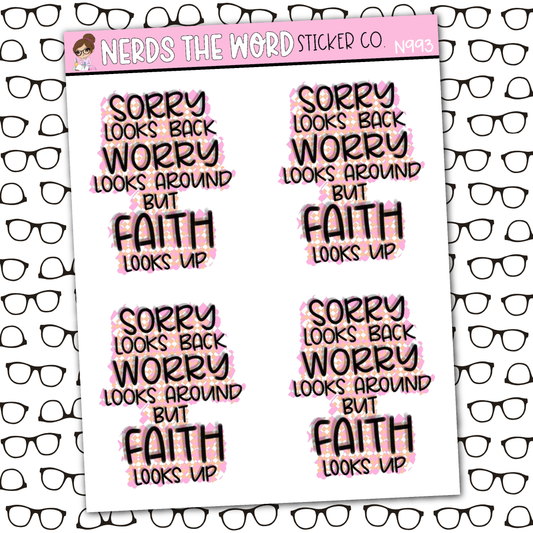 Faith Looks Up Sticker Sheet