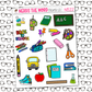 Back To School Monthly, Weekly and or Journaling Sticker Kit