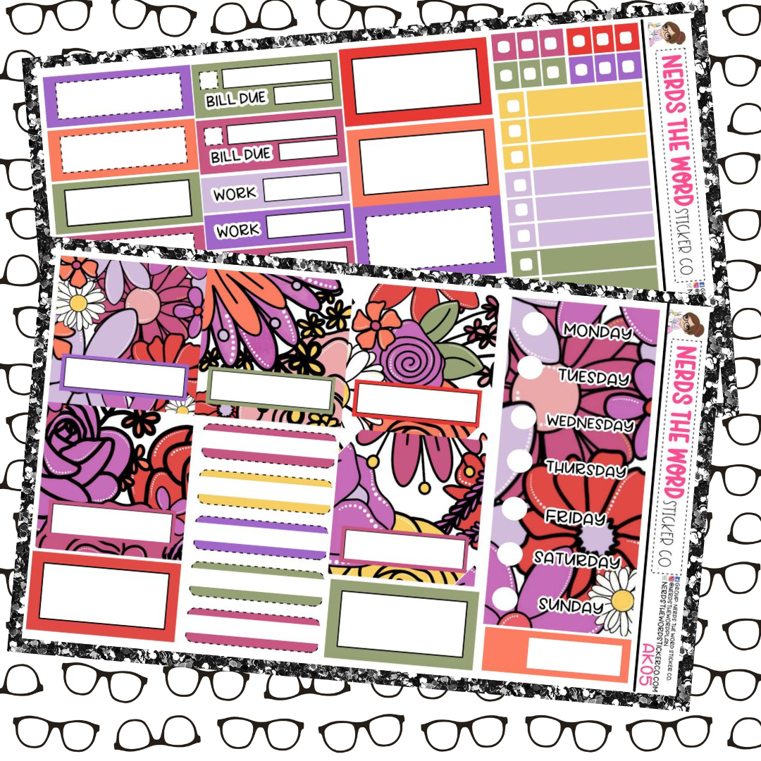 Bloom Wildly Weekly Planner Kit