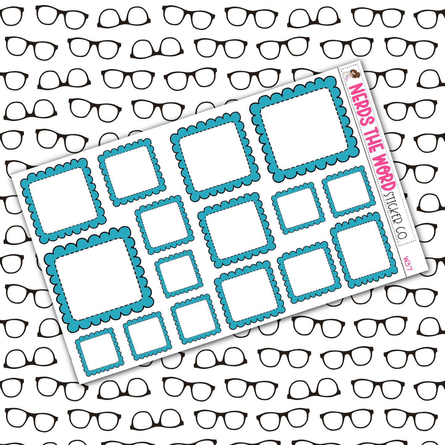 Bumpy Box Functional Planner Stickers